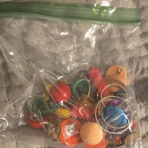 Colorful Hoop and Stud Earring Set